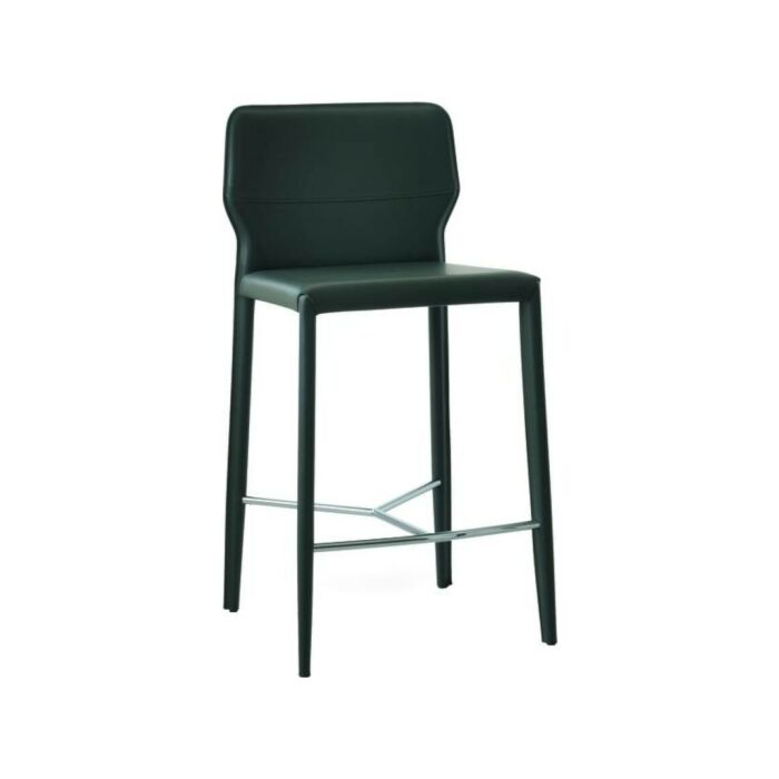 airnova Maryl SG Tabouret avec structure en métal recouvert de cuir
