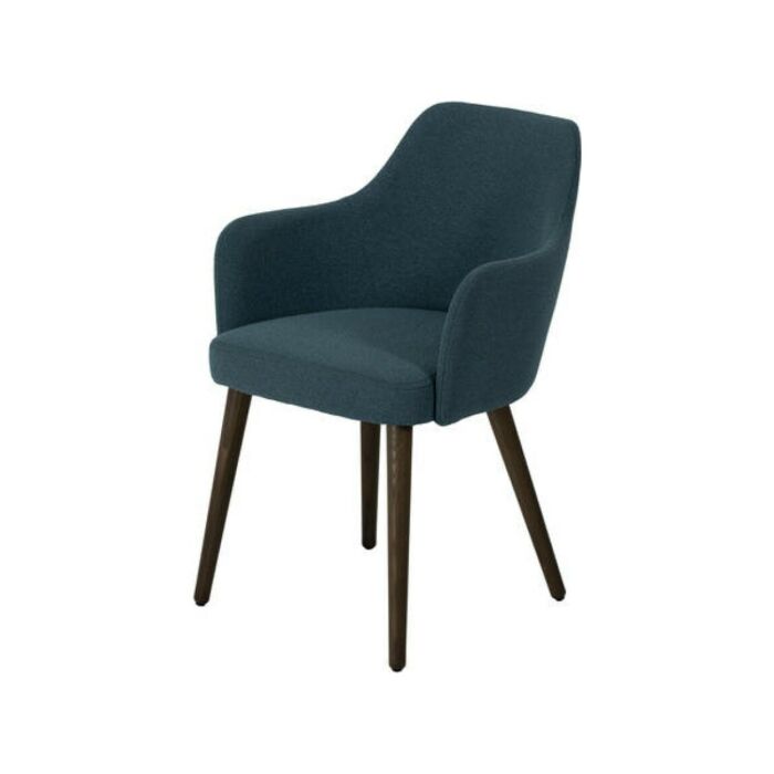 airnova Mira Armchair with wooden frame and seat covered in eco-leather | tissue