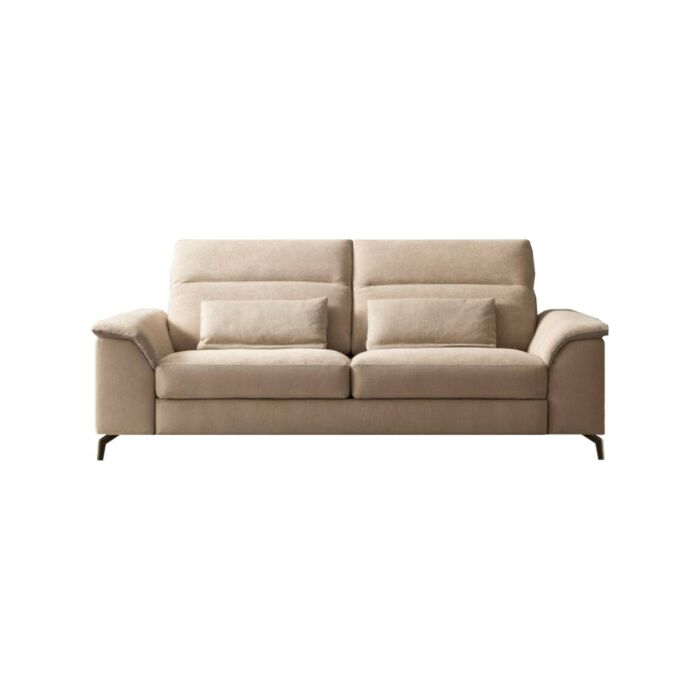 samoa SPACE VISION RELAX COLLECTION Divano 2 posti | 3 posti | con panchetta | con penisola in tessuto | pelle | ecopelle - schienali reclinabili - seduta fissa | estraibile - sistema relax opzionale