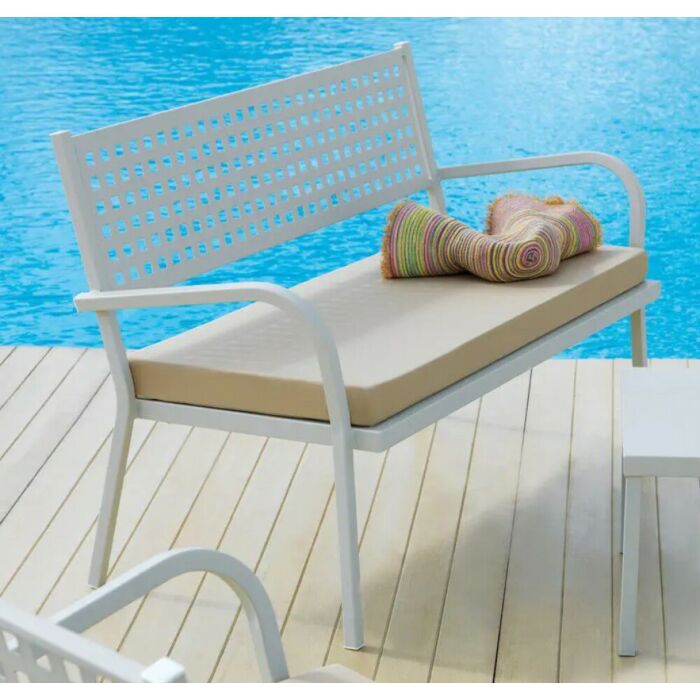 vermobil CH630 Alice Stackable sofa with lacquered metal frame - optional cushion