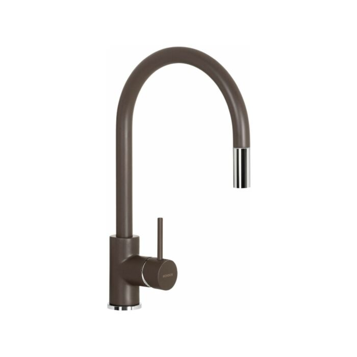 schock Aquastar Küchenmischer mit Dusche - Mokka