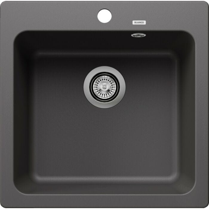 blanco Naya 5 Lavello 1 vasca incasso 51 x 51 - grigio roccia