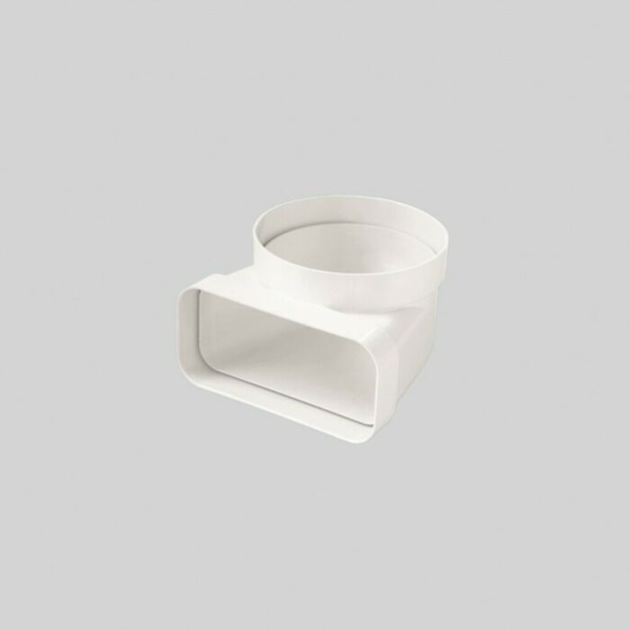elica 1052Q Kreisbogen / Rechteckbogen - ø 125 mm / 150x70 mm