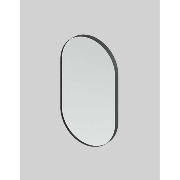 artceram LOOK ARCO Oval wall mirror 50x90 with protruding metal frame
