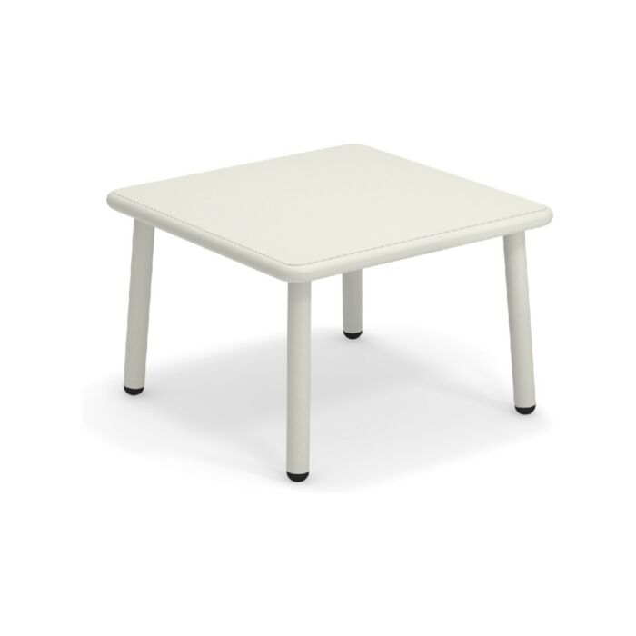 emu 507/509 Yard Feststehender Couchtisch mit Struktur und Platte aus lackiertem Aluminium