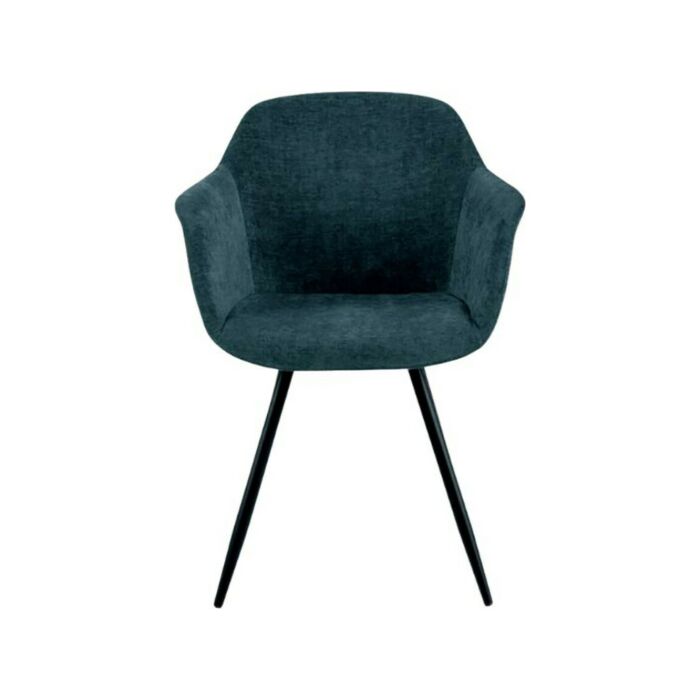 devina nais DREAMY Armchair with black metal structure and fabric seat