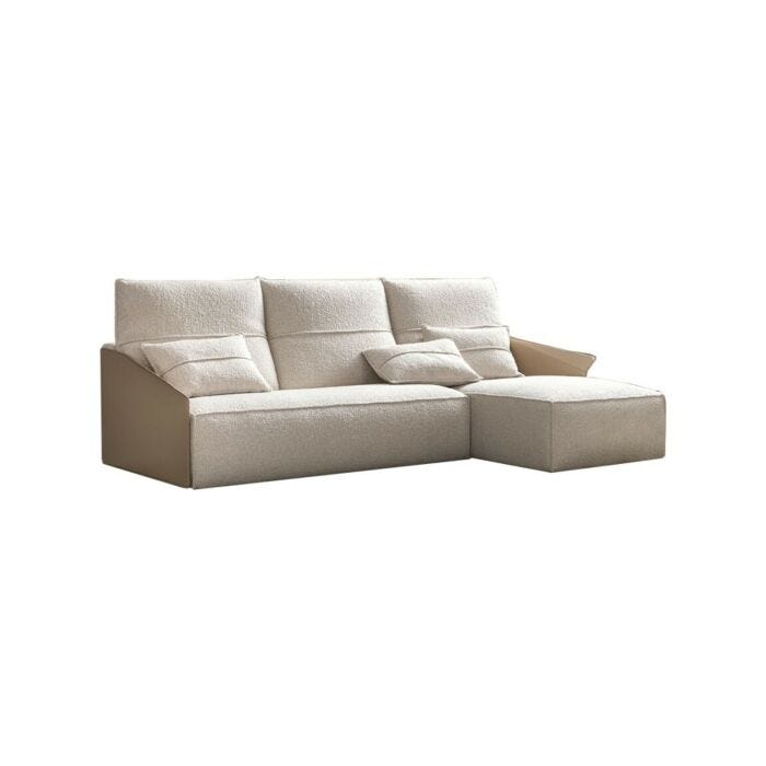 samoa DEEP VIBE HIT RELAX COLLECTION Divano 2 posti | 3 posti | con panchetta in tessuto | pelle | ecopelle - Schienale con piegamento in avanti - sistema relax su richiesta