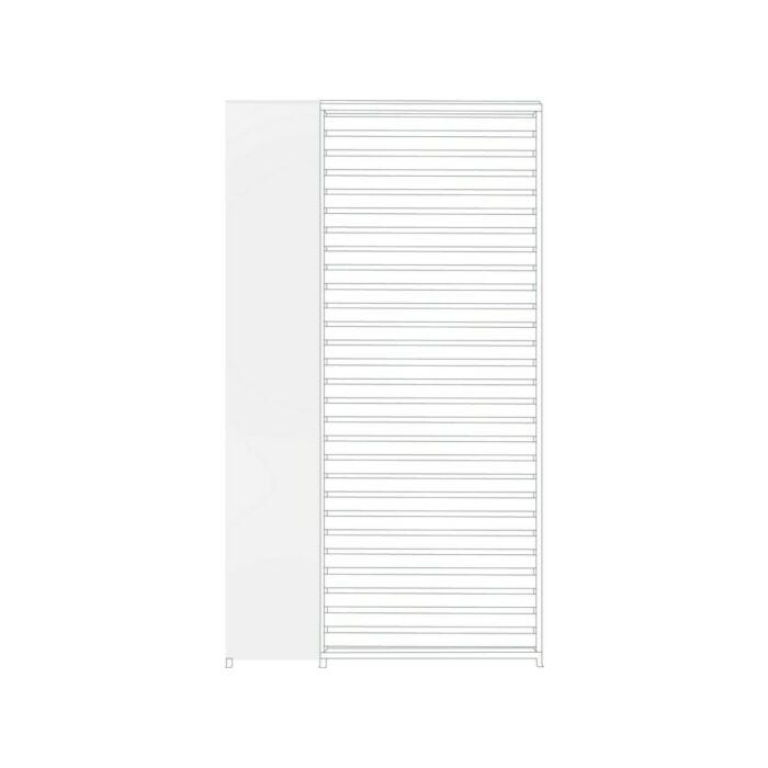 bizzotto 0795801 Ocean Vertikales Paneel für Pergola mit Aluminiumstruktur - weiß