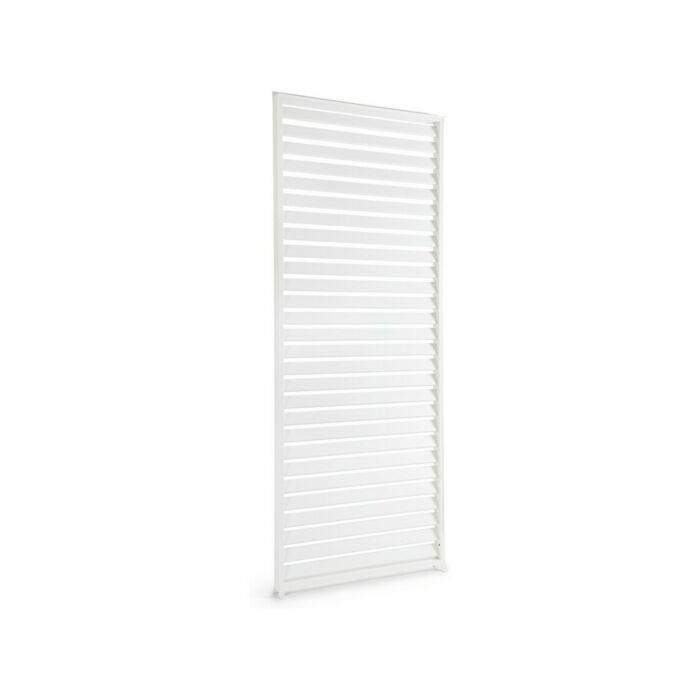 bizzotto 0795776 Ocean Seitlicher Sonnenschirm 93 cm mit Aluminiumstruktur - weiß
