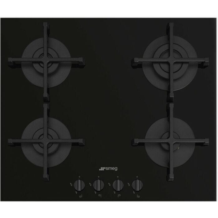 smeg PV264B Selezione Gas hob cm. 60 - black glass