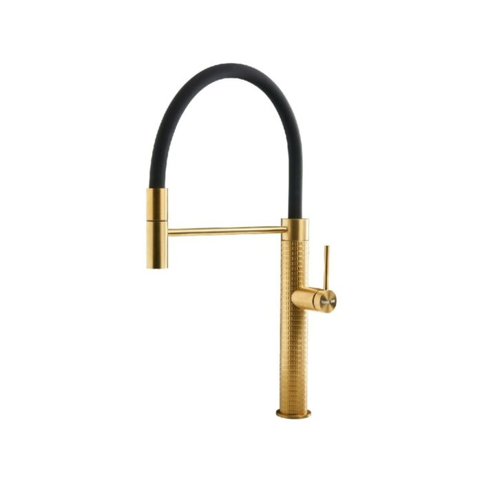 foster Skin Gold Miscelatore cucina con doccetta - oro