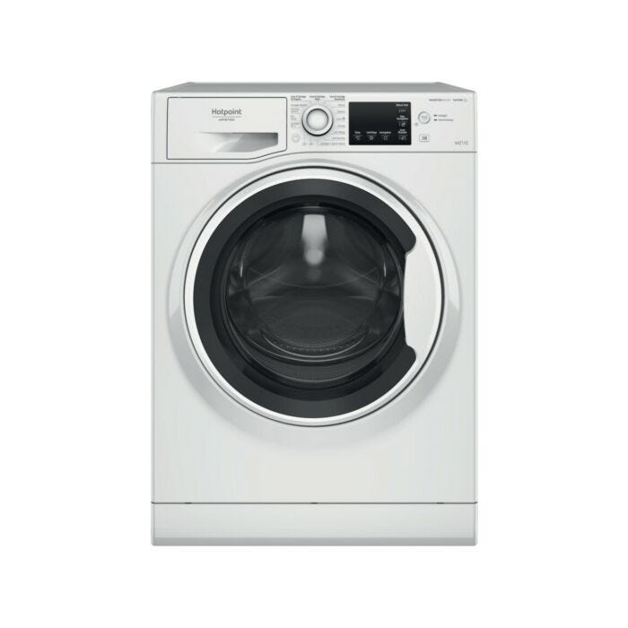 hotpoint ariston NDB 10736 WA IT Waschtrockner cm. 60 - Waschen 10 kg - Trocknen 7 kg - weiß