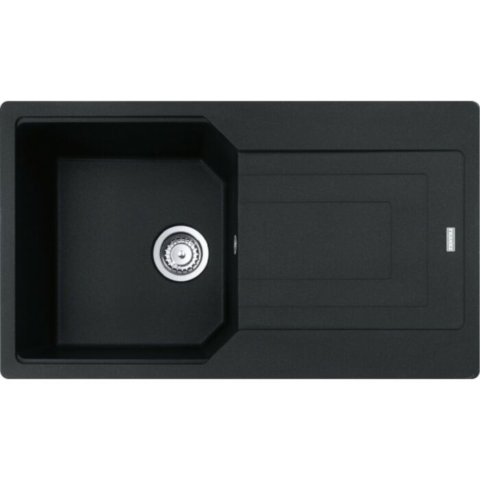 franke UBG 611-86 Urban 1 bowl built-in sink 86 x 50 cm with reversible drainer - black