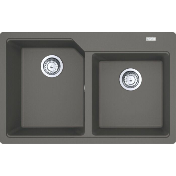 franke UBG 620-78 Urban Lavello 2 vasche incasso 78 x 50 cm - stone grey