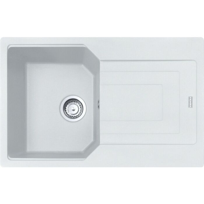 franke UBG 611-78 Urban 1 bowl built-in sink 78 x 50 cm with reversible drainer - white