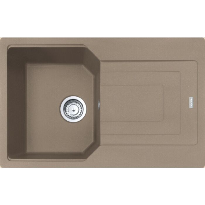 franke UBG 611-78 Urban 1 bowl built-in sink 78 x 50 cm with reversible drainer - oyster