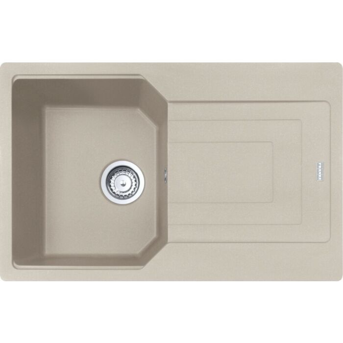 franke UBG 611-78 Urban 1 bowl built-in sink 78 x 50 cm with reversible drainer - sahara