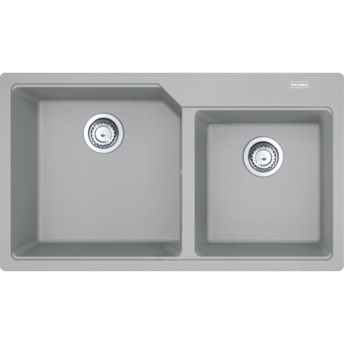 franke UBG 620-86 Urban 2 bowl built-in sink 86 x 50 cm - aluminium