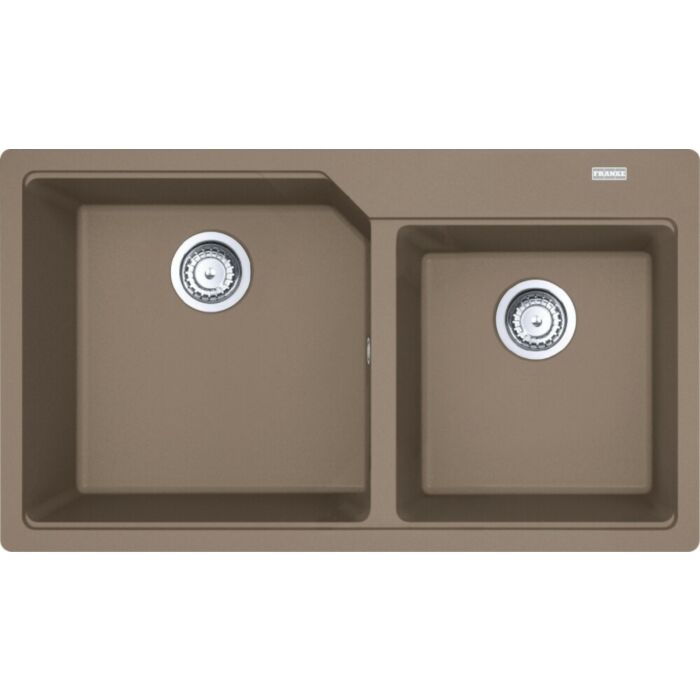 franke UBG 620-86 Urban 2 bowl built-in sink 86 x 50 cm - oyster