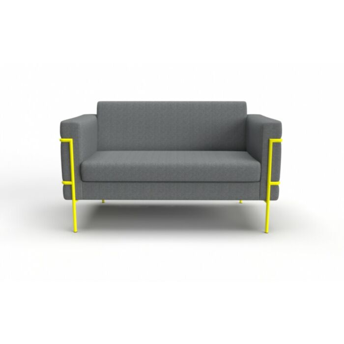 felis ICON Sofa Collection Divano sfoderabile 2 posti con struttura in metallo e rivestimento in tessuto