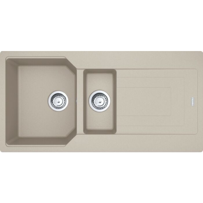 franke UBG 651 Urban 1 bowl and 1/2 built-in sink 100 x 50 cm with reversible drainer - sahara