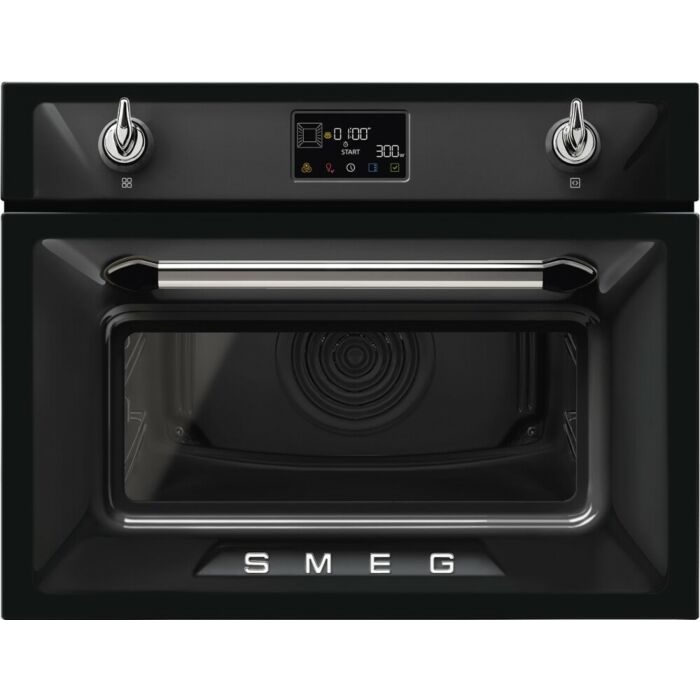 smeg design SO4902M1N Victoria Combined electric microwave oven cm. 60 hours. 45 - black