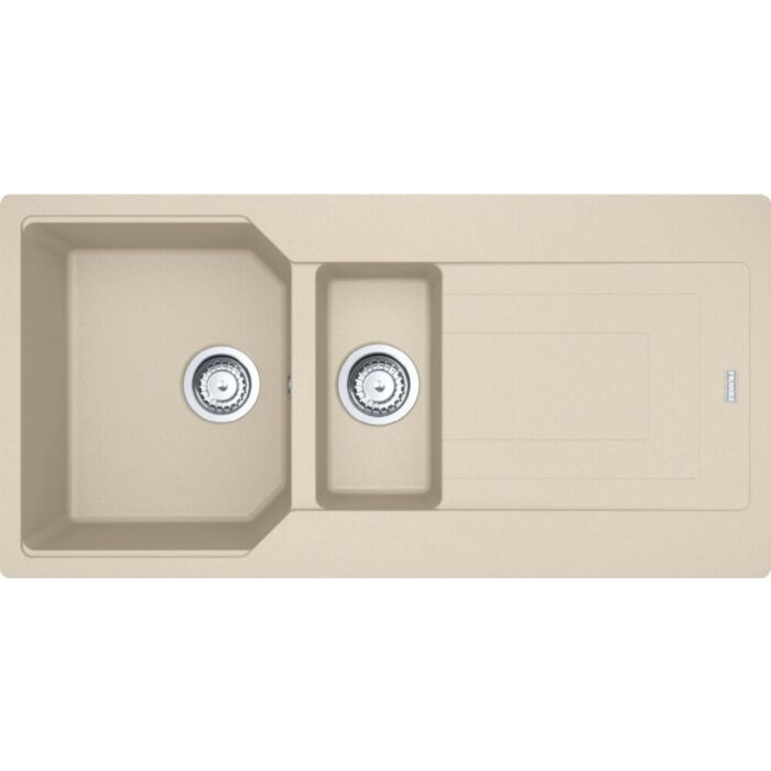 franke UBG 651 Urban 1 bowl and 1/2 built-in sink 100 x 50 cm with reversible drainer - oats