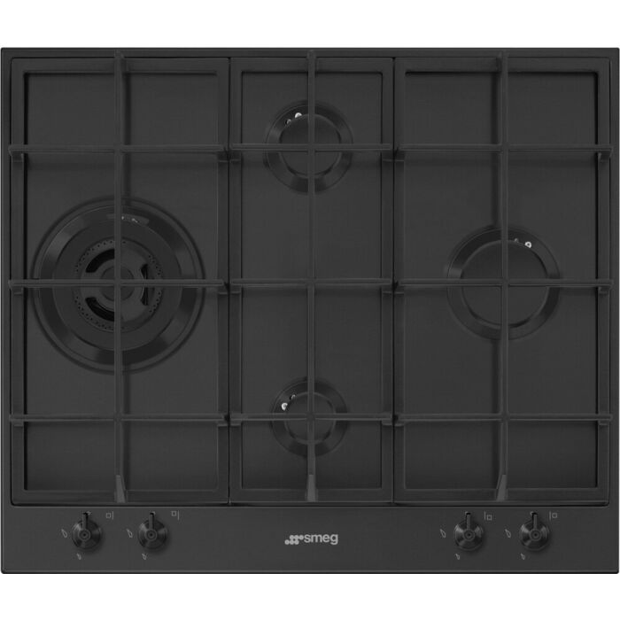 smeg design PX364LMB Classica Gas hob cm. 60 - matte black
