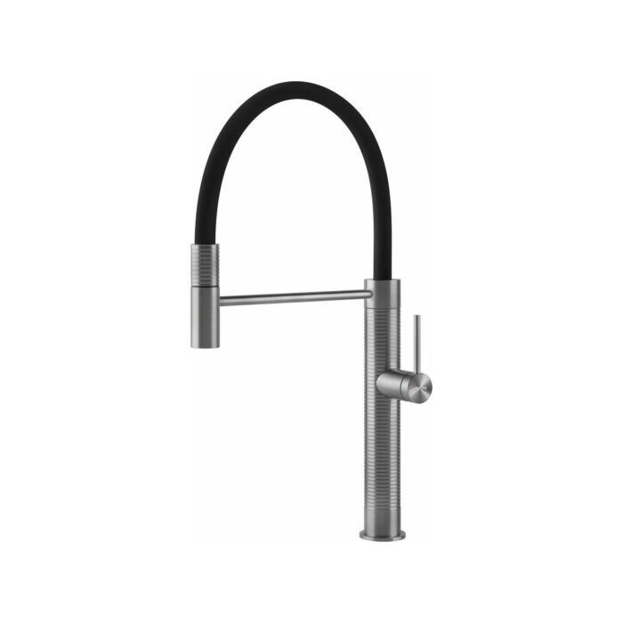 smeg design MID6SS Universale Miscelatore cucina monocomando con doccetta - inox
