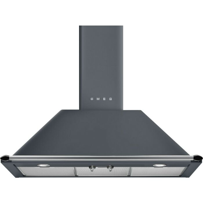 smeg design KT90GRE Victoria Cappa a parete cm. 90 - slate grey