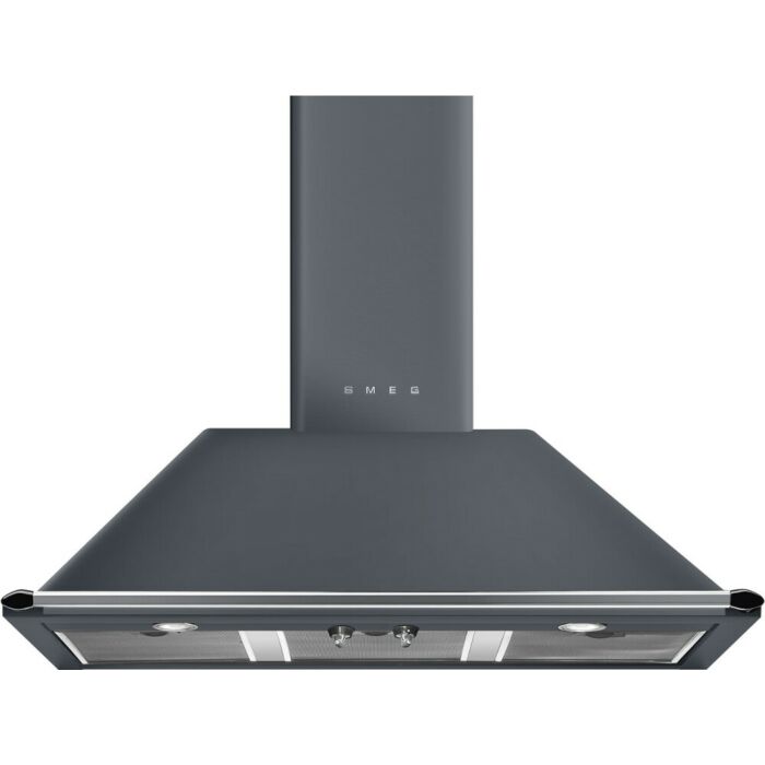 smeg design KT100GRE Victoria Wandhaube cm. 100 – Schiefergrau
