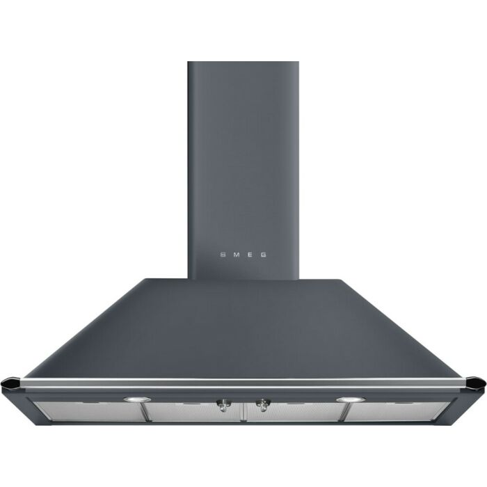 smeg design KT110GRE Victoria Wall hood cm. 110 - slate grey