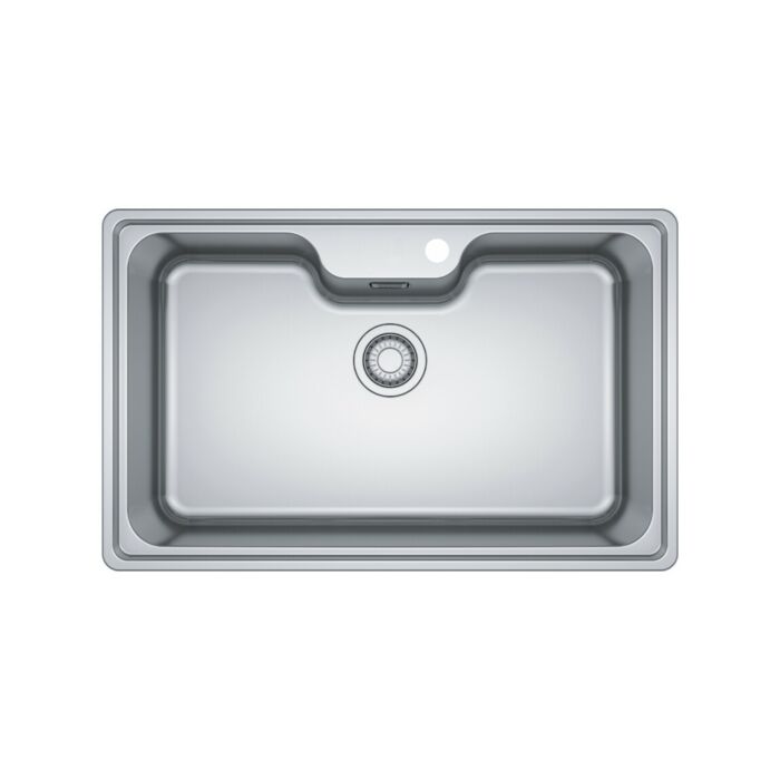 franke BCX 610-81 Bell Lavello 1 vasca incasso 81 x 51 cm - inox satinato