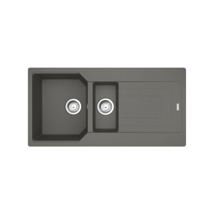 franke UBG 651 Urban Lavello 1 vasca e 1/2 incasso 100 x 50 cm con gocciolatoio reversibile - stone grey