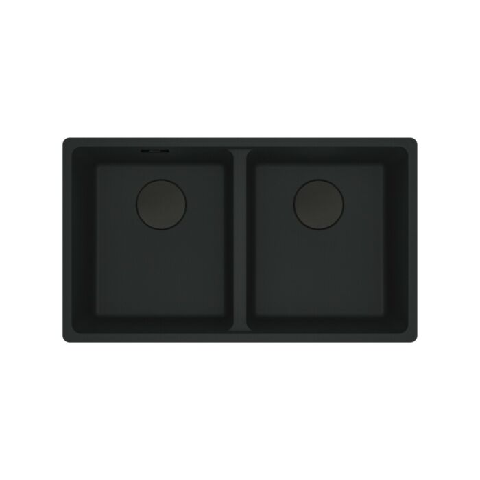 franke MRG 120-35-35 Maris Undermount sink 2 bowls 75 x 43 cm - black matt