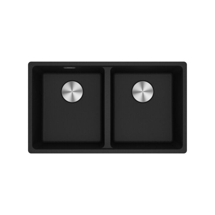 franke MRG 120-35-35 Maris Undermount sink 2 bowls 75 x 43 cm - black