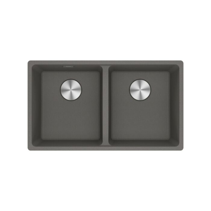 franke MRG 120-35-35 Maris Undermount sink 2 bowls 75 x 43 cm - stone gray
