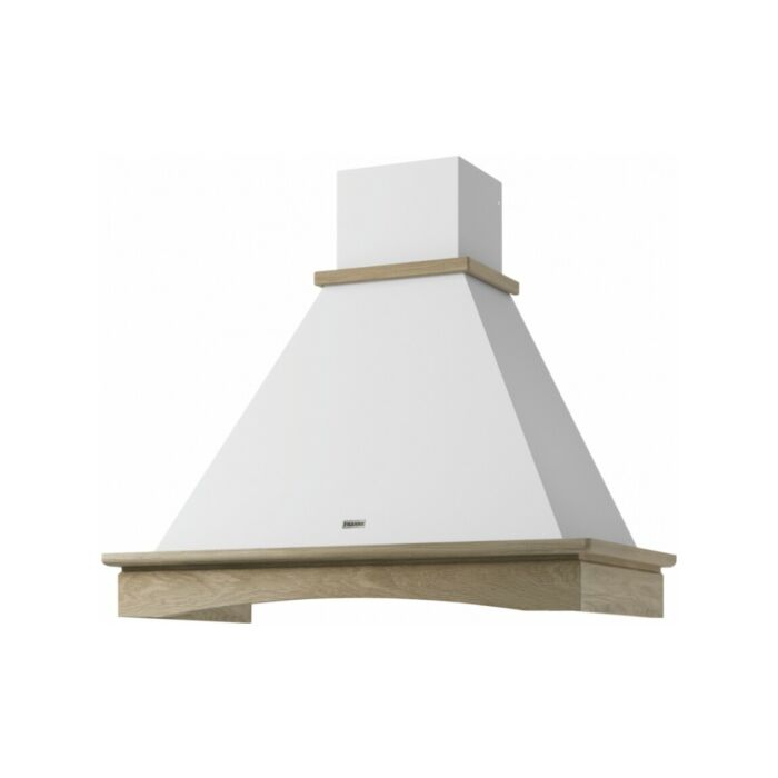 franke FCL 90 NF Country Cappa a parete cm. 90 - bianco/legno