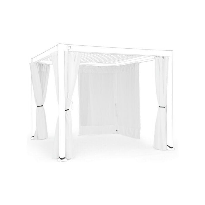 bizzotto 0795779 Ocean Set 4 teli laterali + zanzariera in tessuto - bianco