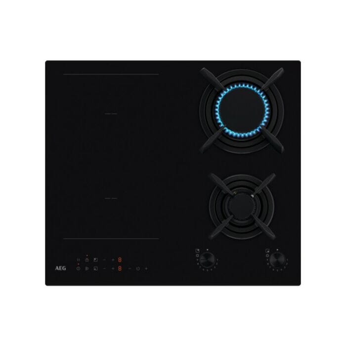 aeg CN071436DH 8000 MIXED HOB Piano cottura misto cm. 60 - vetroceramica nero