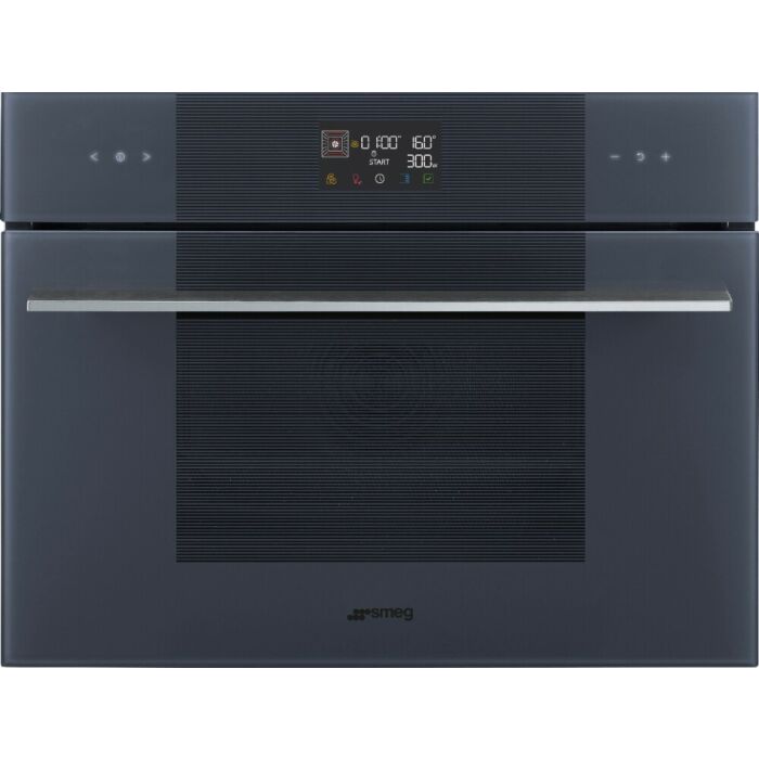 smeg design SO4102M1G Linea Four à micro-ondes combiné cm. 60 heures. 45 - gris neptune