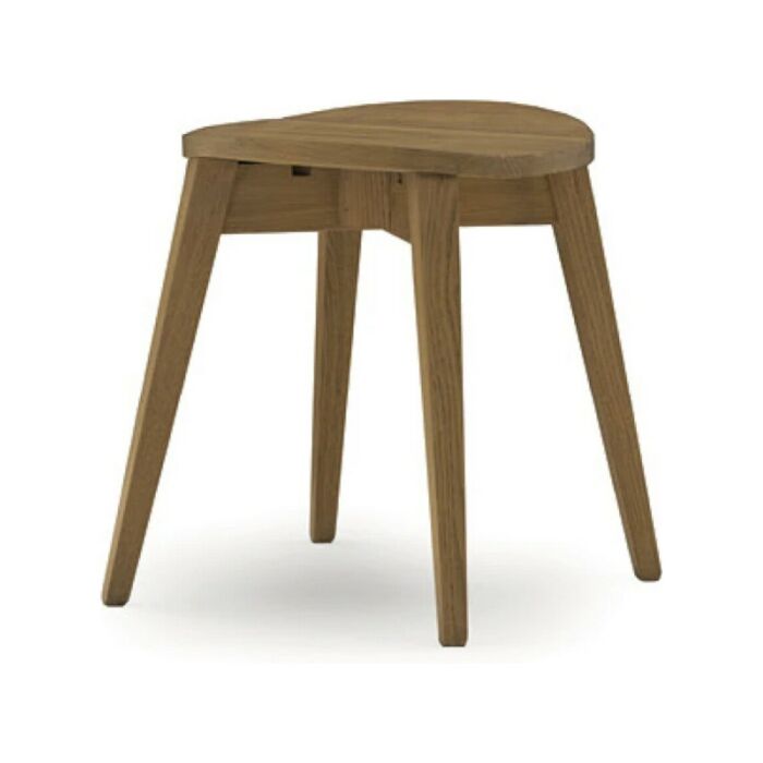 devina nais CUT Wooden stool with shaped seat