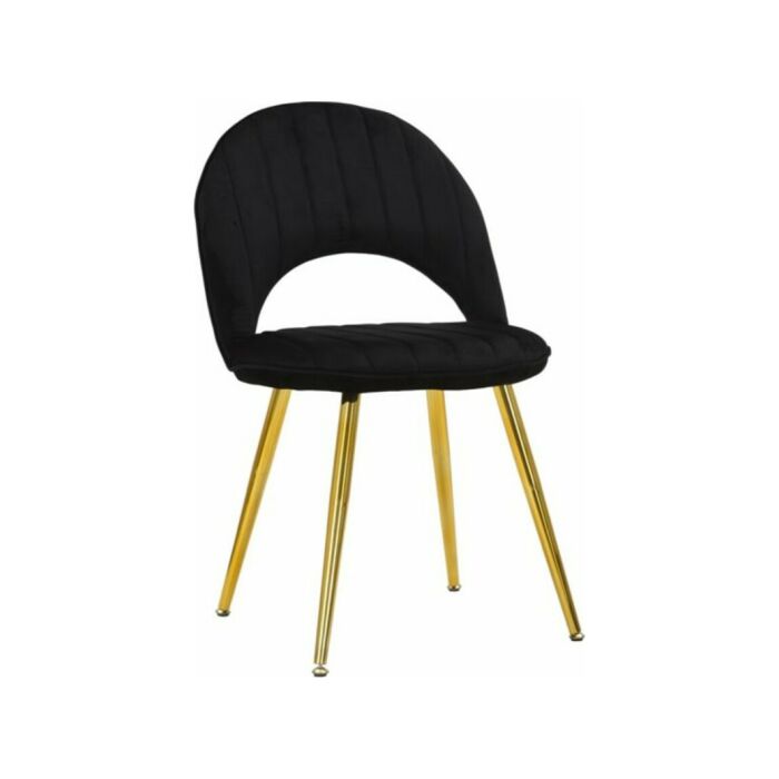 mauro ferretti 142479000N Flex Armchair covered in black velvet