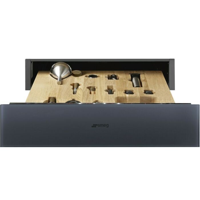 smeg design CPS115G Tiroir sommelier cm. 60x14 - gris neptune