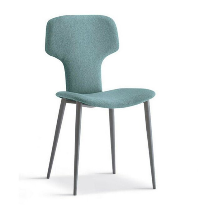 sedit DORA UPDATE Chair with metal structure and fabric seat | skin | eco leather | econabuk