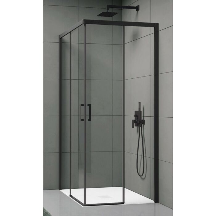 samo Cee Art SP Angolo Box angolo H 196 cm - 2 ante scorrevoli con 2 fissi in linea