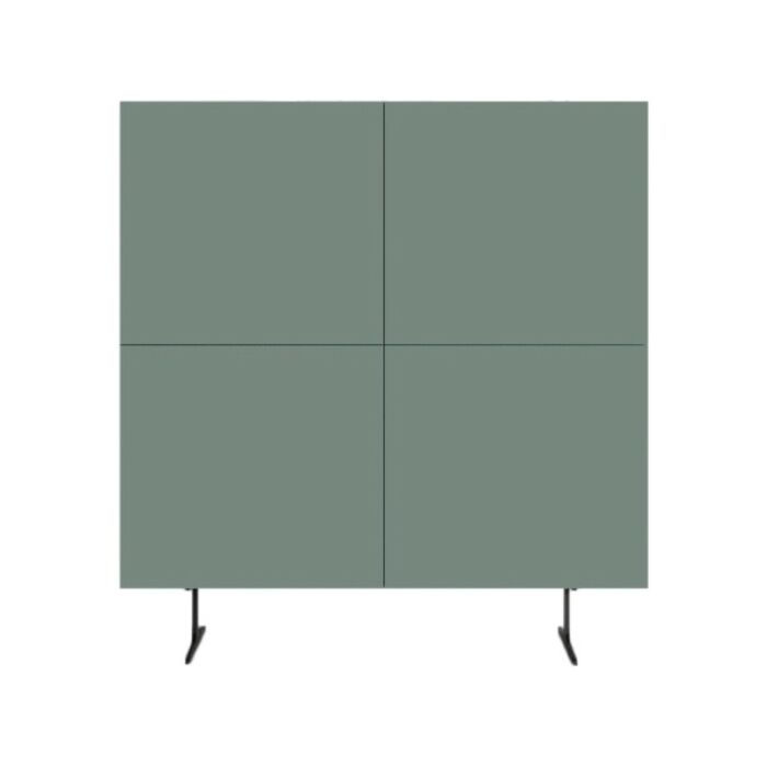 orme MODULO 01 Modulo 2-türiges Sideboard | 4 Türen mit Füßen | Metallsockel | Sockel aus Plexiglas