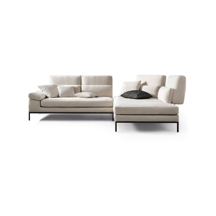 samoa BOSS DIVINE FLEX COLLECTION Divano 2 posti | 3 posti | 4 posti | con panchetta | con penisola in tessuto | pelle | ecopelle - schienali traslanti - braccioli regolabili
