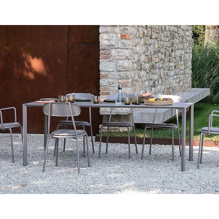 vermobil FO14090/FO20090 FOX Tavolo fisso smontabile in metallo verniciato