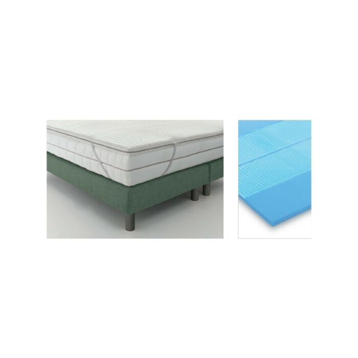 astolfi 1963 TOPPER MEMORY GEL Removable topper H 5 cm in memory gel with fabric covering